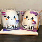 6pcs Full Case Crazy Fun 13cm Ghost Squishy Toy, Fast Rebound Cute Halloween Stress Relief Decompression Fidget for Adults Gift