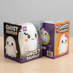 6pcs Full Case Crazy Fun 13cm Ghost Squishy Toy, Fast Rebound Cute Halloween Stress Relief Decompression Fidget for Adults Gift